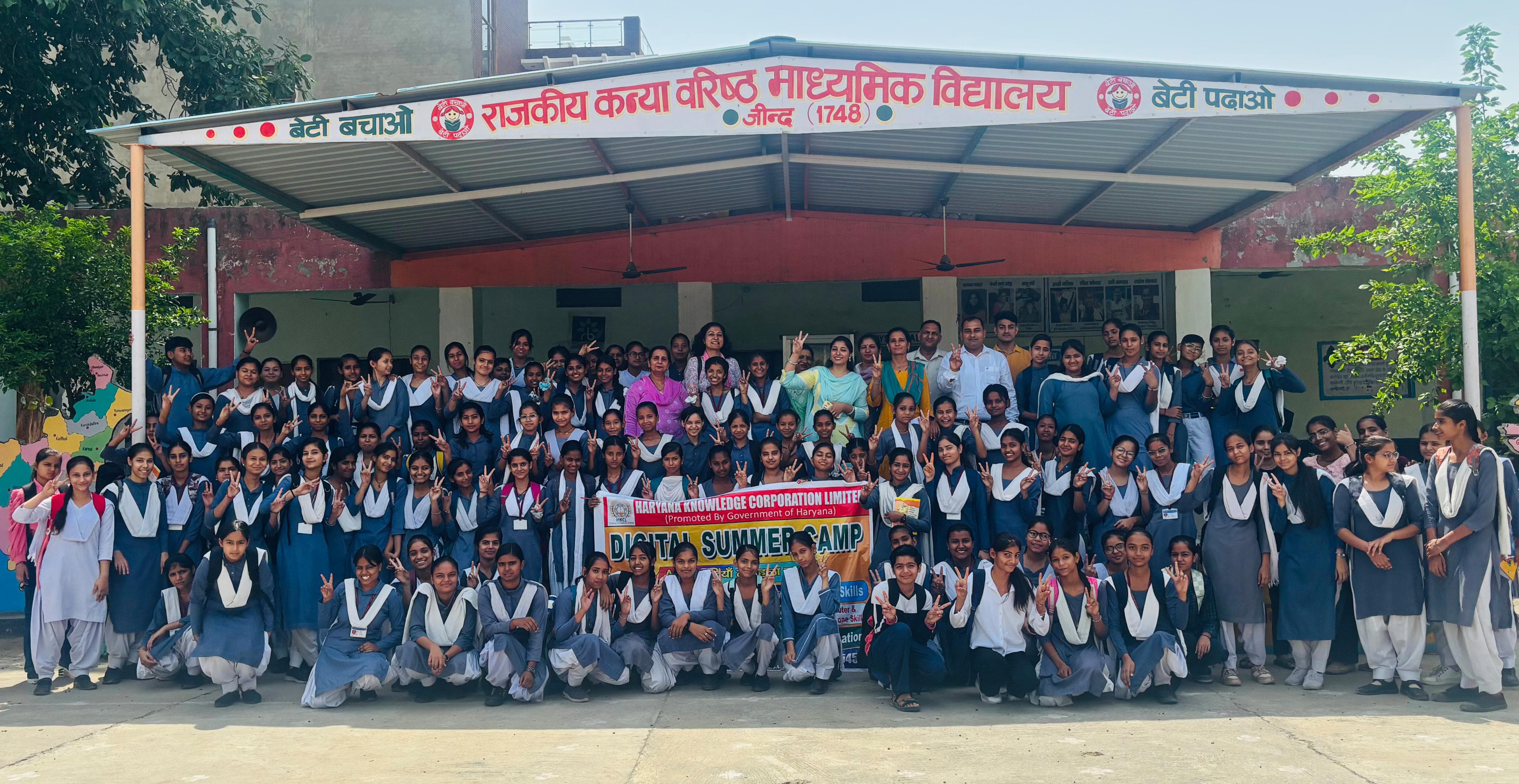 Digital Summer Camp Launched at Government Girls School