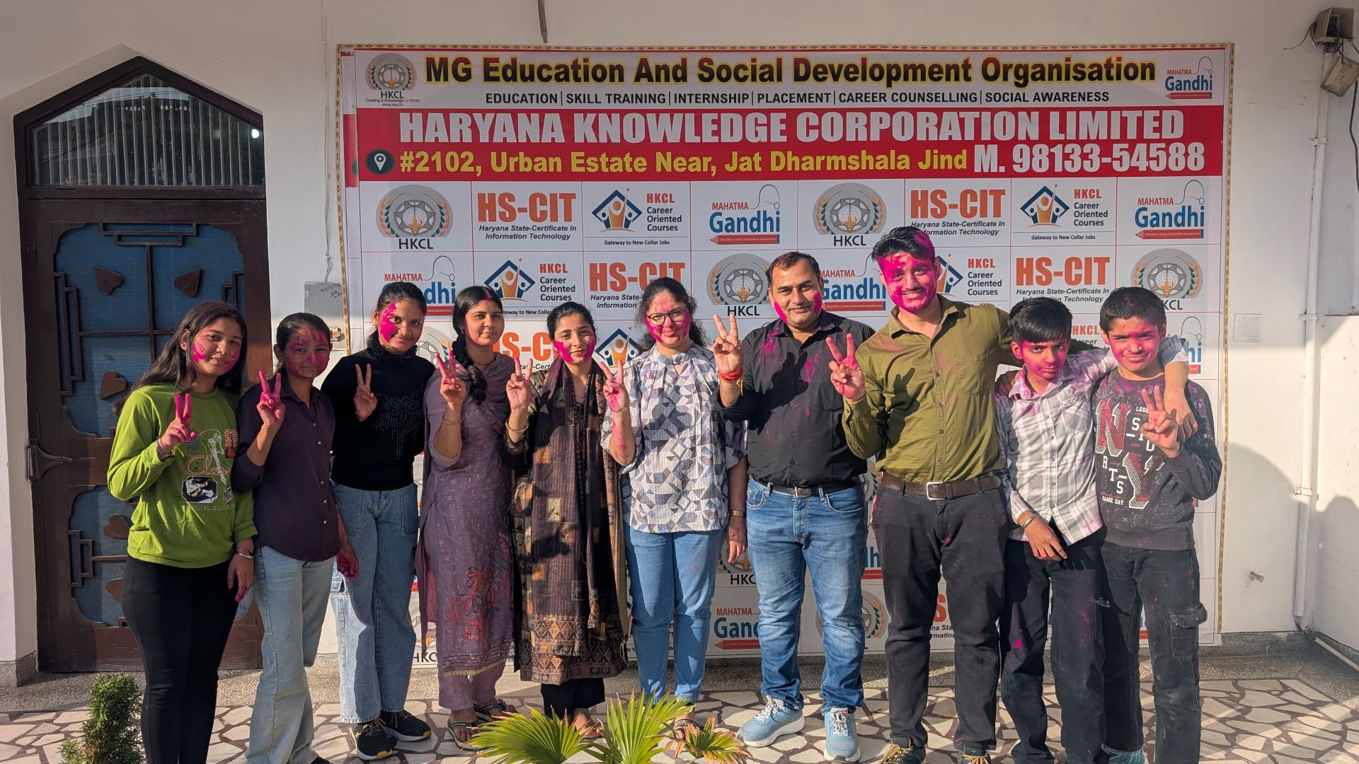 Holi Celebration at Centre