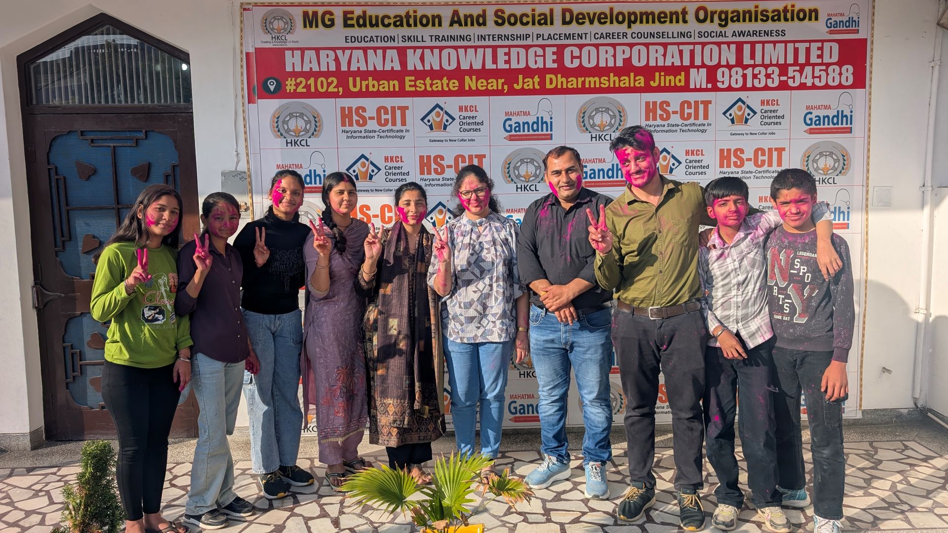 Holi Celebration at Centre