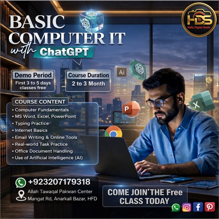 Computer Basics ( 3 Months )